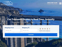 Tablet Screenshot of easycarshipping.com